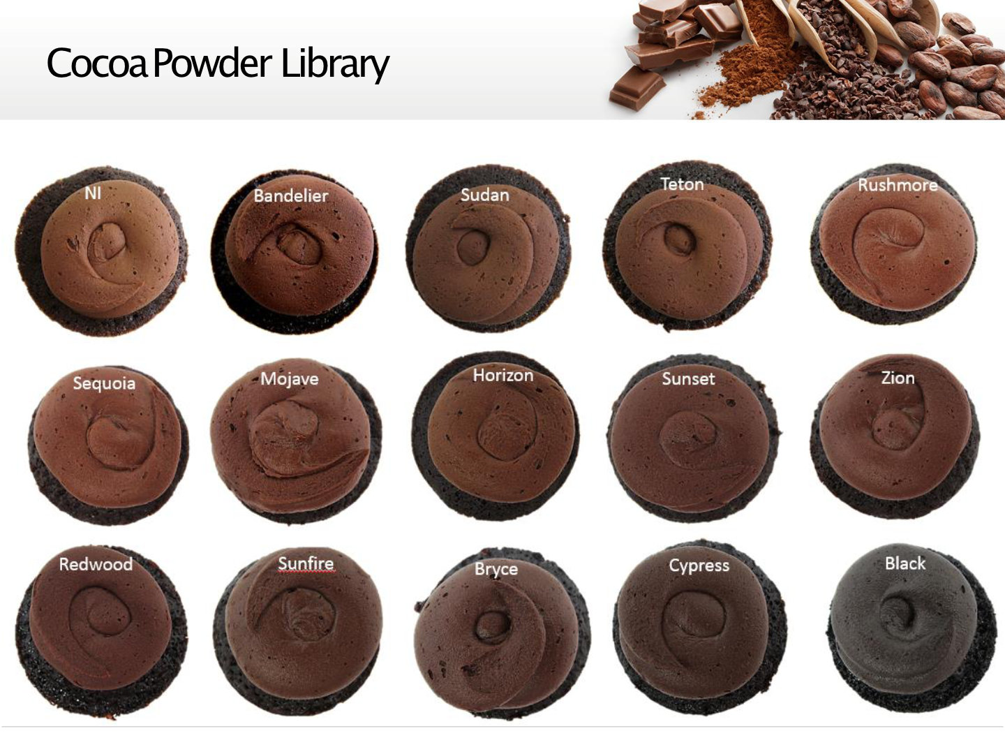 Blommer Cocoa Powder Library