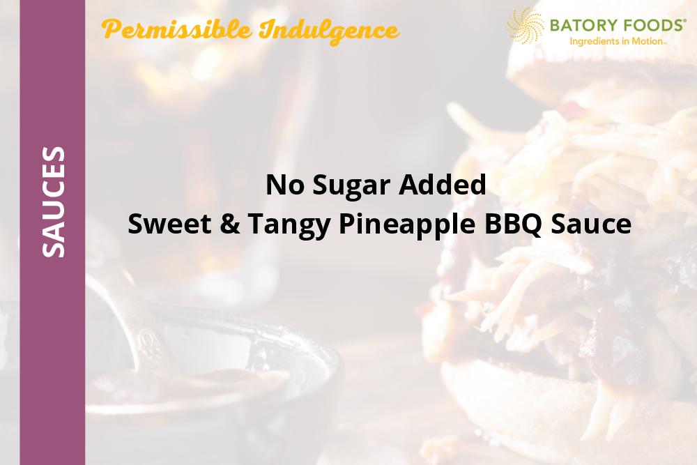 No Sugar Added Sweet & Tangy Pineapple BBQ Sauce