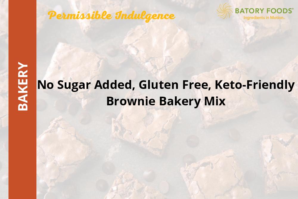 Keto Friendly, Gluten Free No Sugar Added Brownie Mix