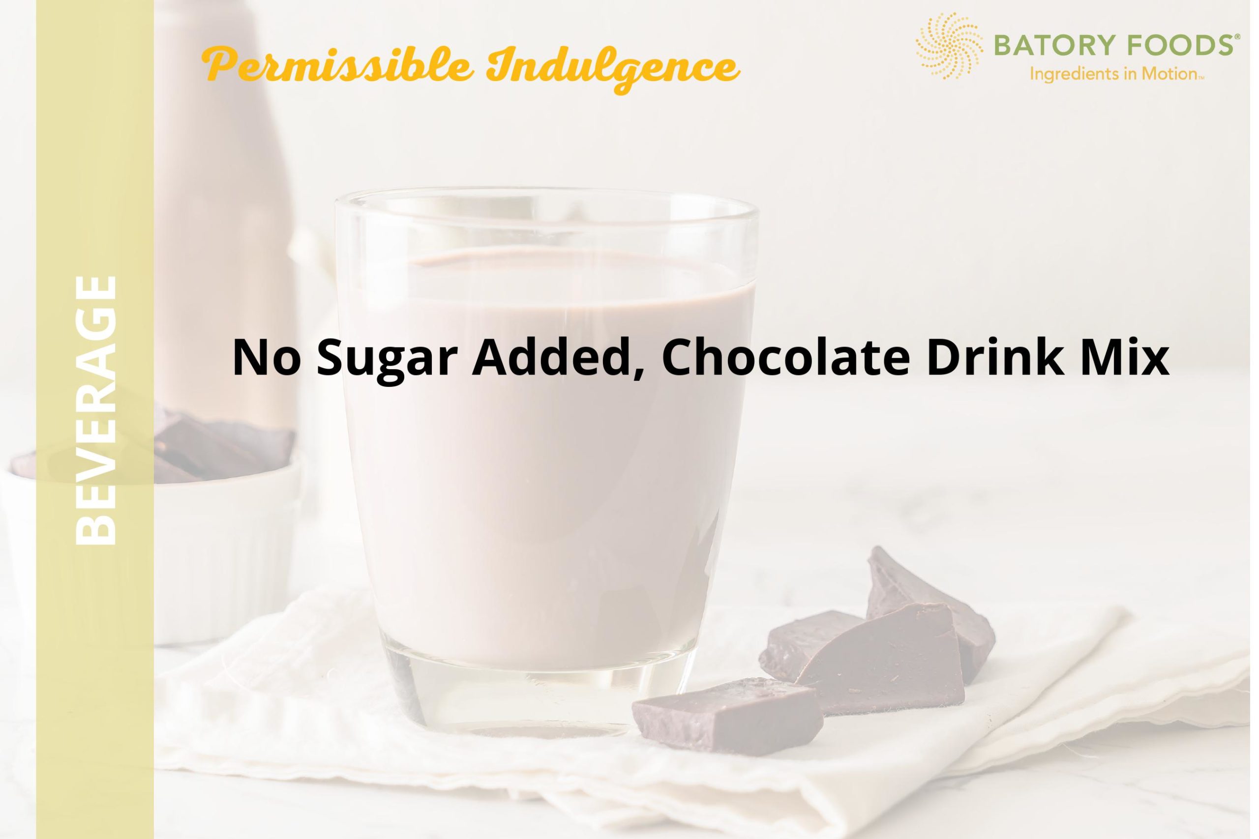 No Sugar Added Chocolate Drink Mix