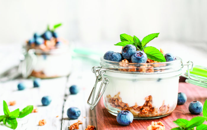 Yogurt and Blueberries - Functional Snacking