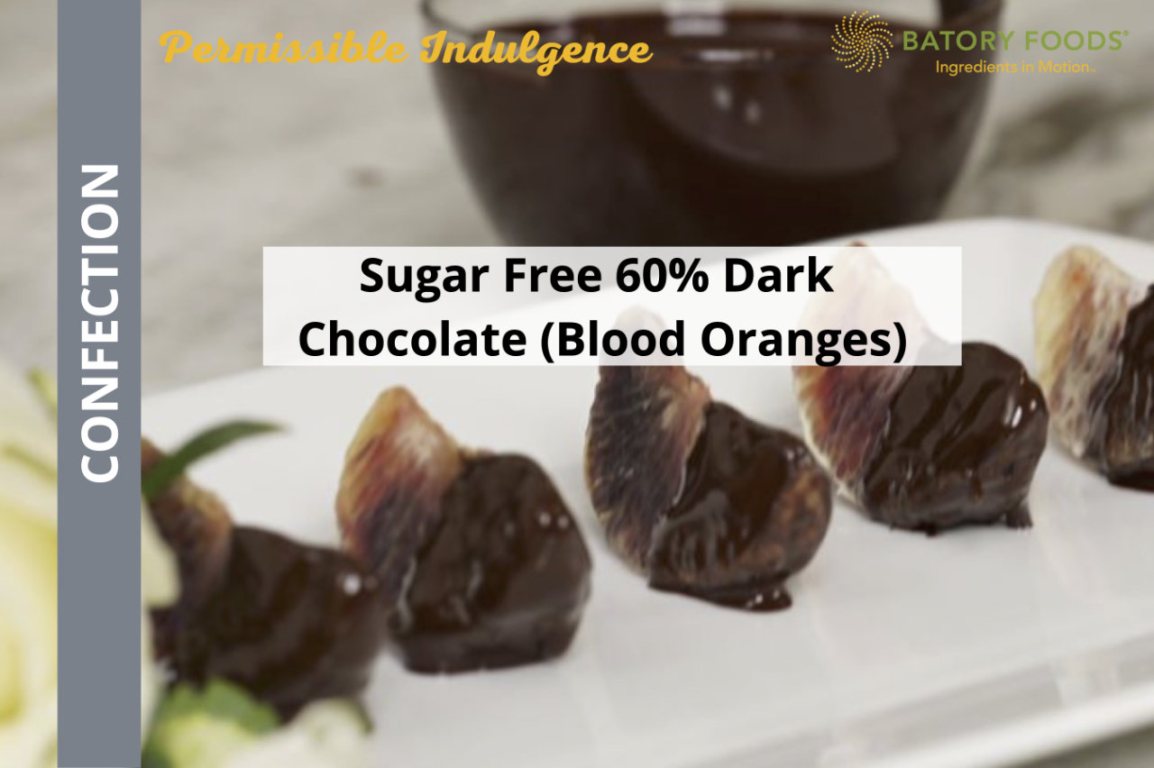 Sugar Free 60% Dark Chocolate (Blood Oranges)