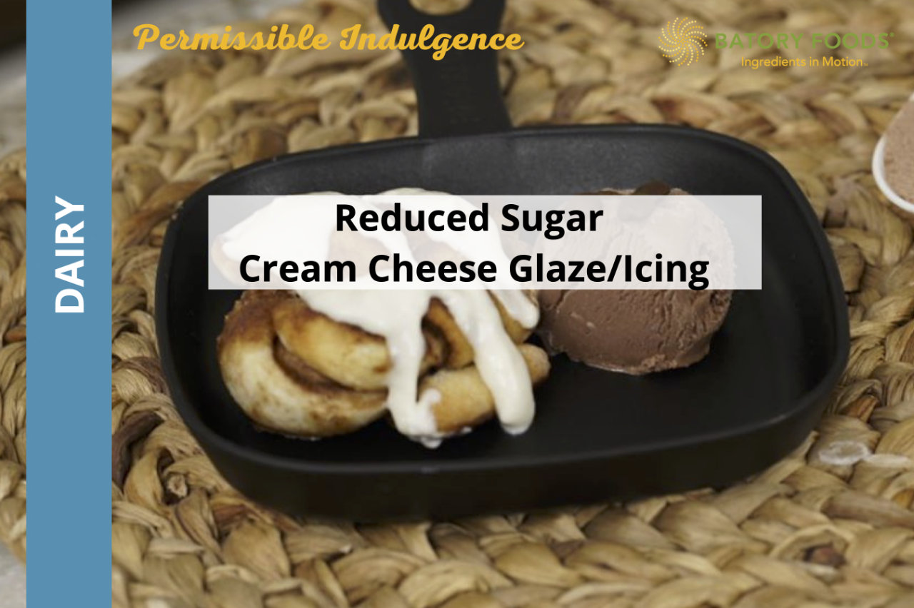 Reduced Sugar Cream Cheese Glaze/Icing