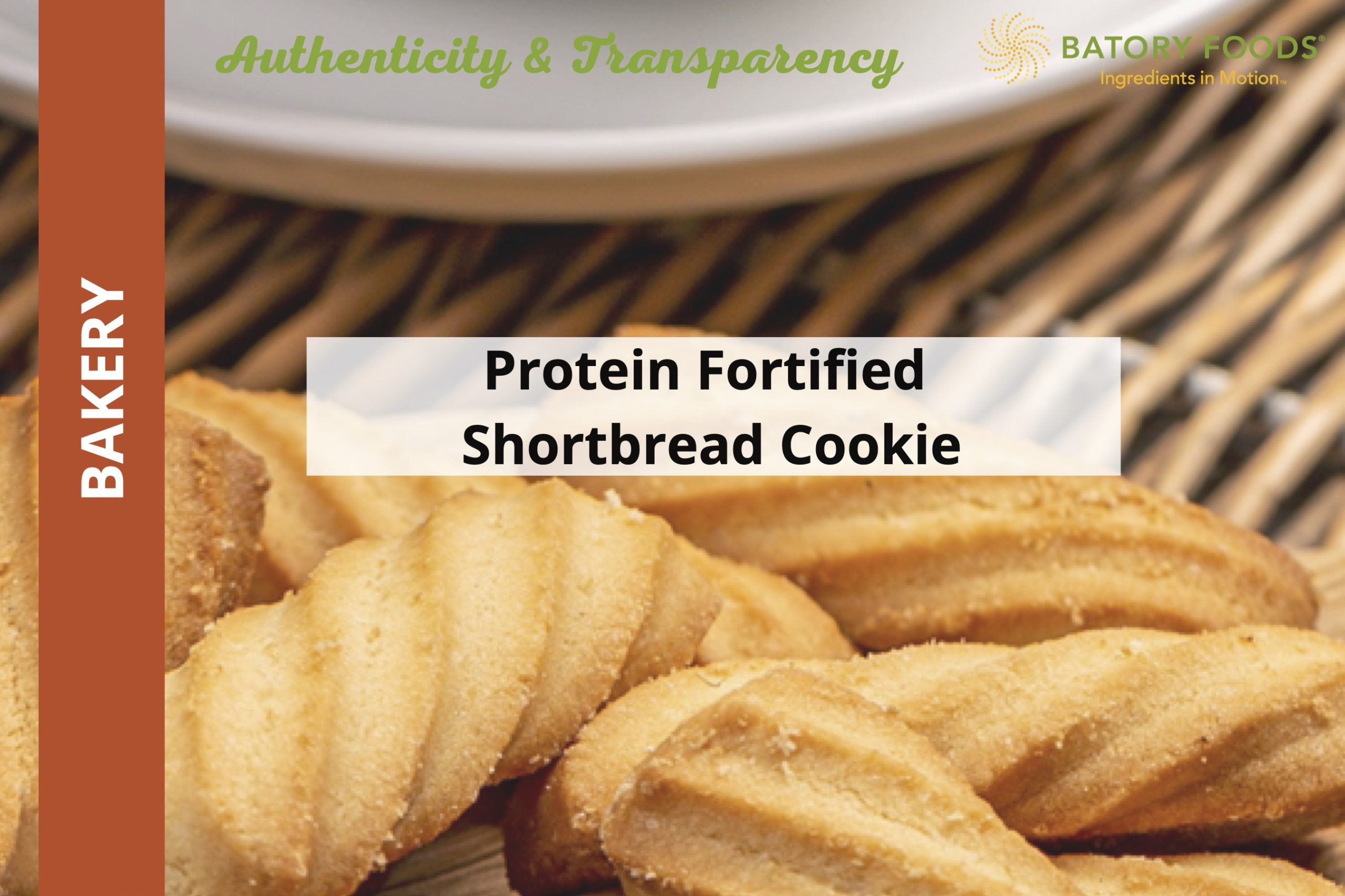 Protein Fortified Shortbread Cookie