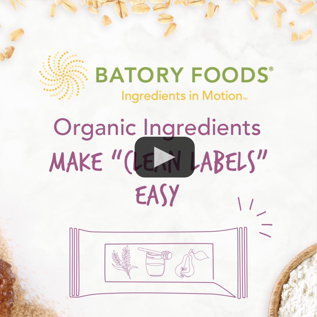 Organic Ingredients Make Clean Labels Easy